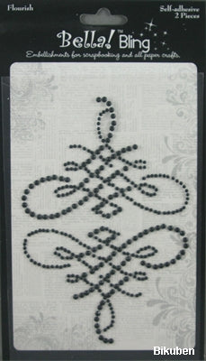 Ruby Rock-it - Bling - Flourish - Black