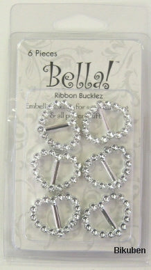 Ruby Rock-it - Ribbon Buckle - Silver Heart