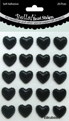 Ruby Rock-it - Bella! Wedding Hearts - Black