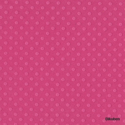Bazzill - Dotted Swiss - Ballet 12x12" rosa kartong