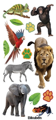Paperhouse - Puffy Stickers - Zoo