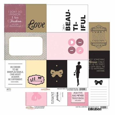 Glitz Design - All Dolled Up - Bits and Pieces 12x12"