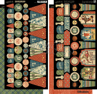 Graphic45 - Good Ol' Sports - Banners