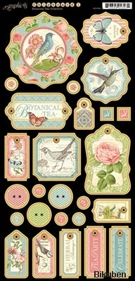 Graphic45 - Botanical Tea - Chipboard 1