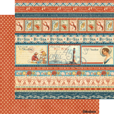 Graphic45 - By the Sea - Splash 12x12"