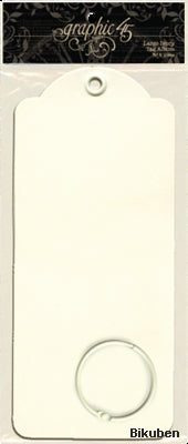 Graphic45 - Large Tag Album - Ivory