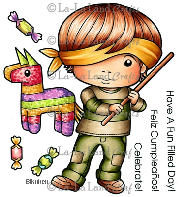 La La Land Crafts - Piñata Luka - Red Rubberstamp