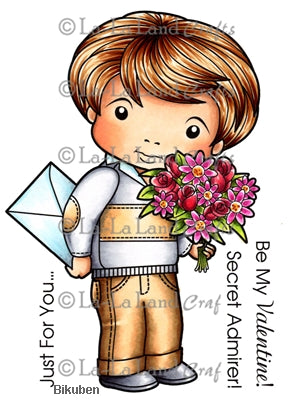 La La Land Crafts - Secret Admirer Luka - Red Rubberstamp