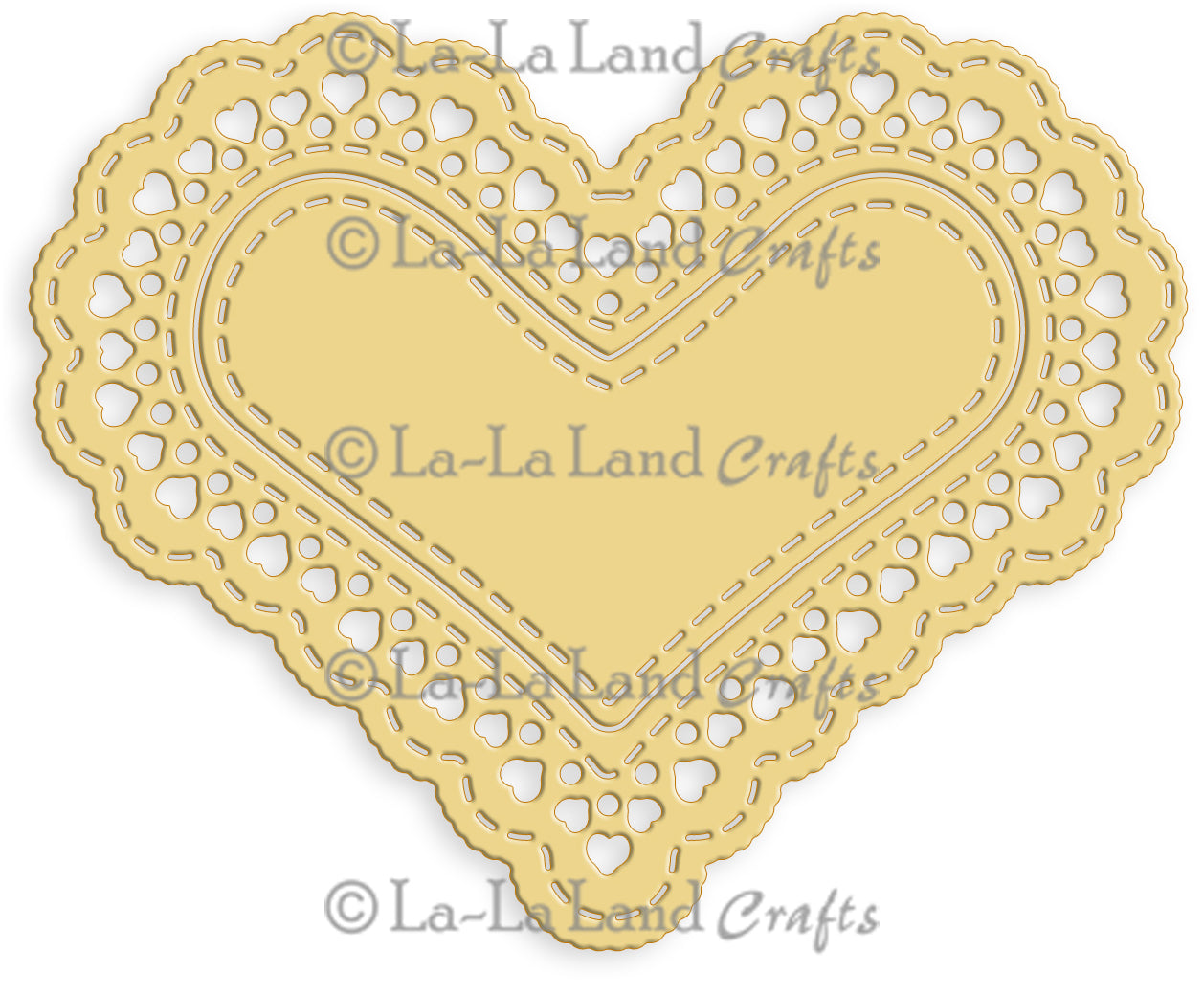 LaLa Land - Heart Doily Dies