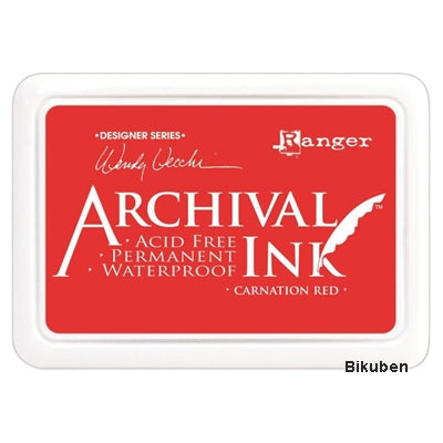 Ranger - Archival Ink Pad - Carnation Red