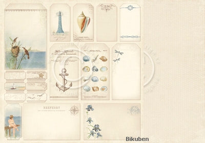 Pion Design - Shoreline Treasures - Tags 12x12"