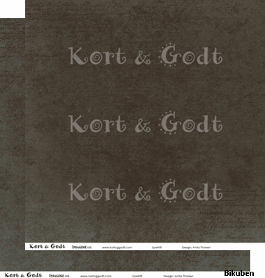 Kort & Godt - Imagine - Blue 2 12x12"