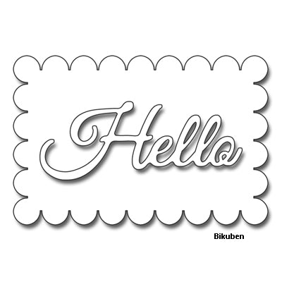 Penny Black - Creative Dies - Hello Frame