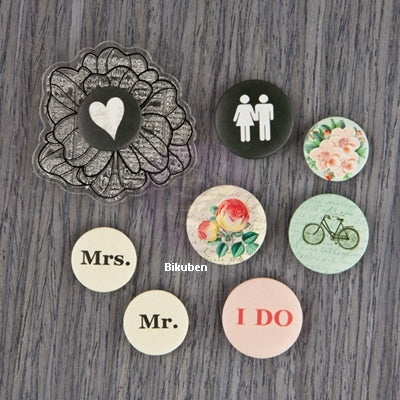 Prima - Something Blue - Flair Buttons