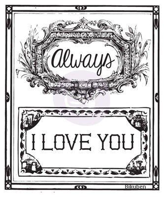 Prima - Something Blue - Clear Stamp 2