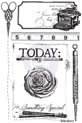Prima - Stationers Desk - Cling Stamp