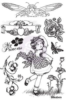 Prima - Princess - Cling Stamp
