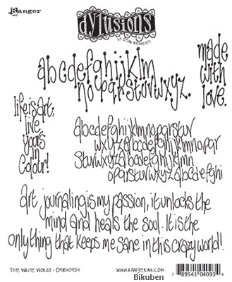 Dylusions - The Write Words - Stamps