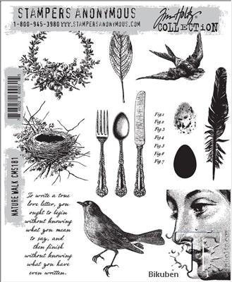 Tim Holtz Collection - Nature Walk - Stamps