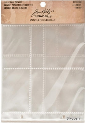 Tim Holtz - Ideaology - Large Page Pockets - Assorted