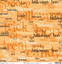 Halloween Words Dekor