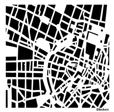 The Crafters Workshop - Stencil - Mini CityGrid 6x6"