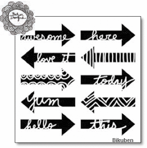 The Crafter's Workshop - Word Arrows Template 12x12"