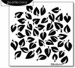 The Crafter's Workshop - Dancing Leaves Template 12x12"