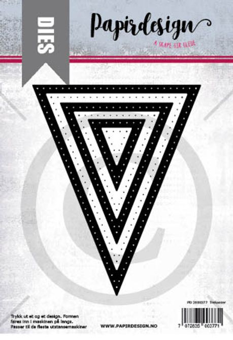 Papirdesign - Dies - Trekanter