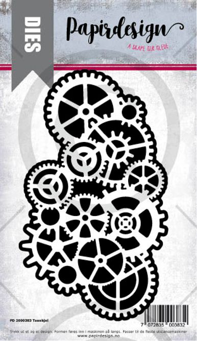 Papirdesign - Dies - Tannhjul