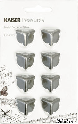 KaiserCraft - Metal Corners - Silver