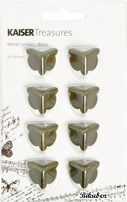 KaiserCraft - Metal Corners - Brass