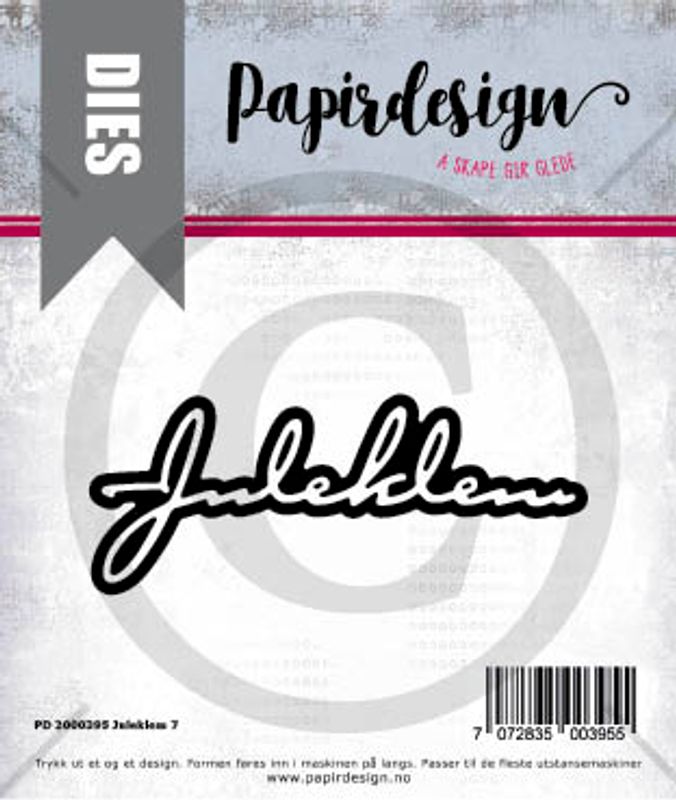 Papirdesign - Dies - Juleklem 7