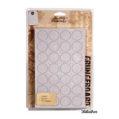 Tim Holtz - Grungeboard shapes - Swirls