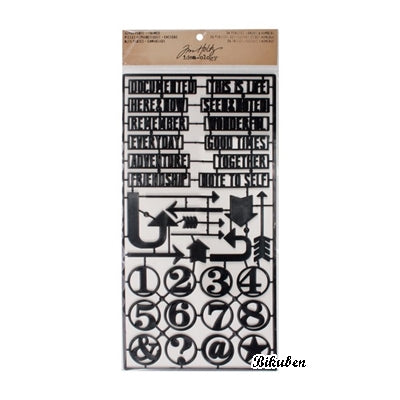 Tim Holtz - Alpha Parts - Framed