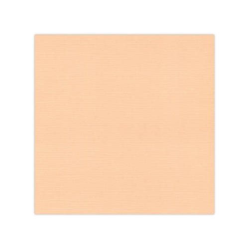 Linnen Kartong - Salmon  - 12x12"