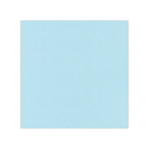 Linnen Kartong - Baby Blue  - 12x12"