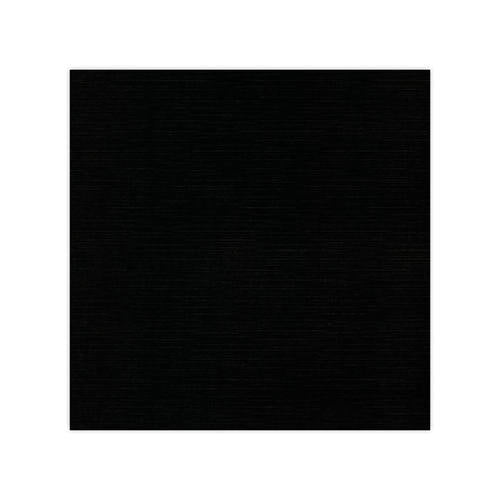 Linnen Kartong - Black  - 12x12"