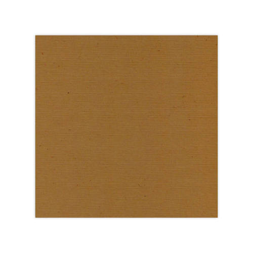 Linnen Kartong - Kraft Mokka - 12x12"