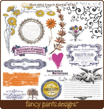 Fancy Pants: French Market Rub-Ons NY!