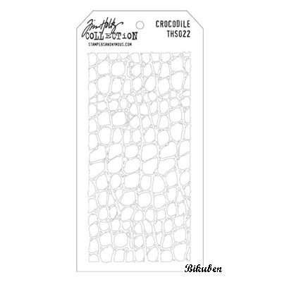 Tim Holtz - Stencil - Crocodile