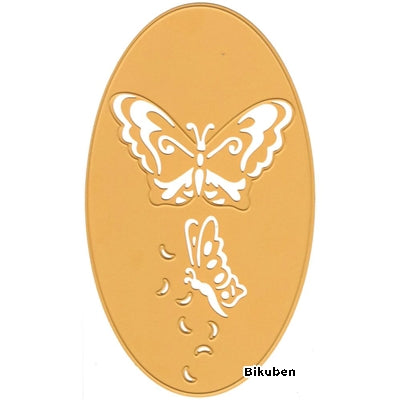 Joy! Craft Dies - Cut & Emboss - Butterflies Oval Dies