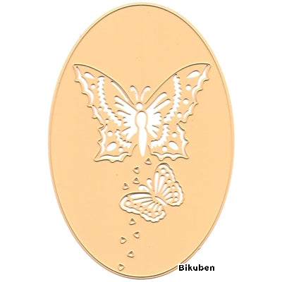 Joy! Craft Dies - Cut & Emboss - Butterfly Oval Dies