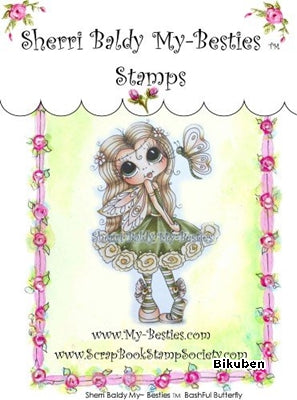 My Besties - Clear Stamp - Bashful Butterfly