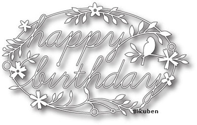 Memory Box - Happy Birthday Tidings Die