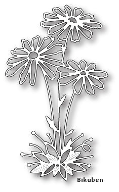 Memory Box - Glorious Gerber Daisies Die