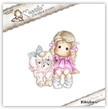 Magnolia - Animal of the Year - Tilda with Scarlet the Pig Stamp