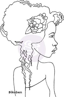 Prima - Bloom Girls - Cling stamp - Hope