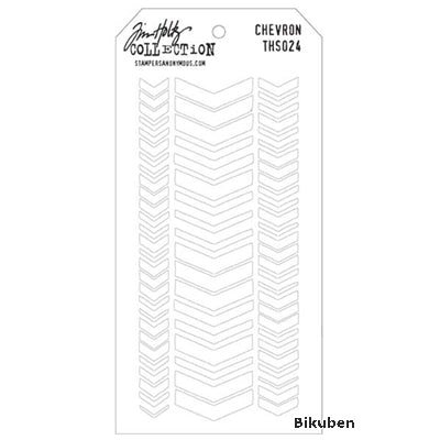 Tim Holtz - Stencil - Chevron