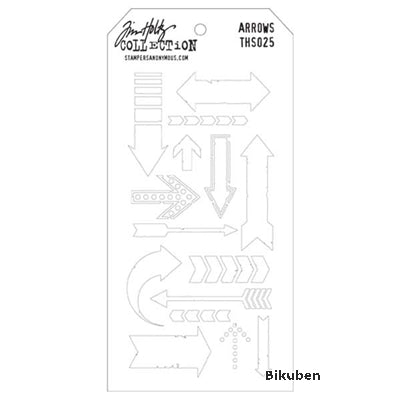 Tim Holtz - Stencil - Arrows